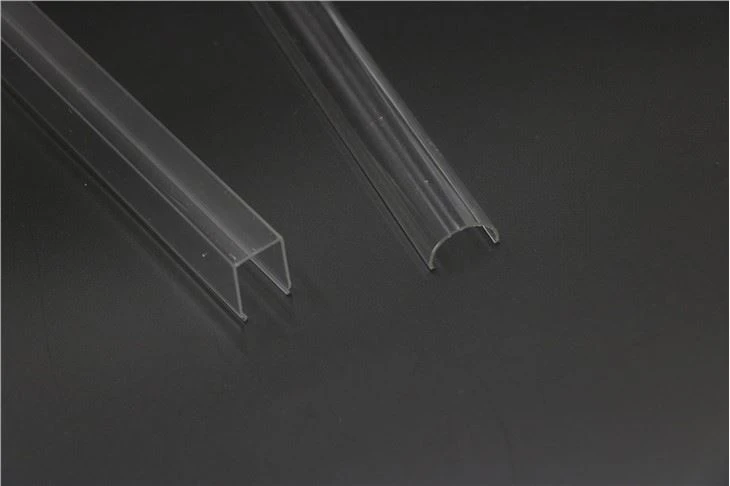 Plastic Extrusion Clear Pvc Square Tube